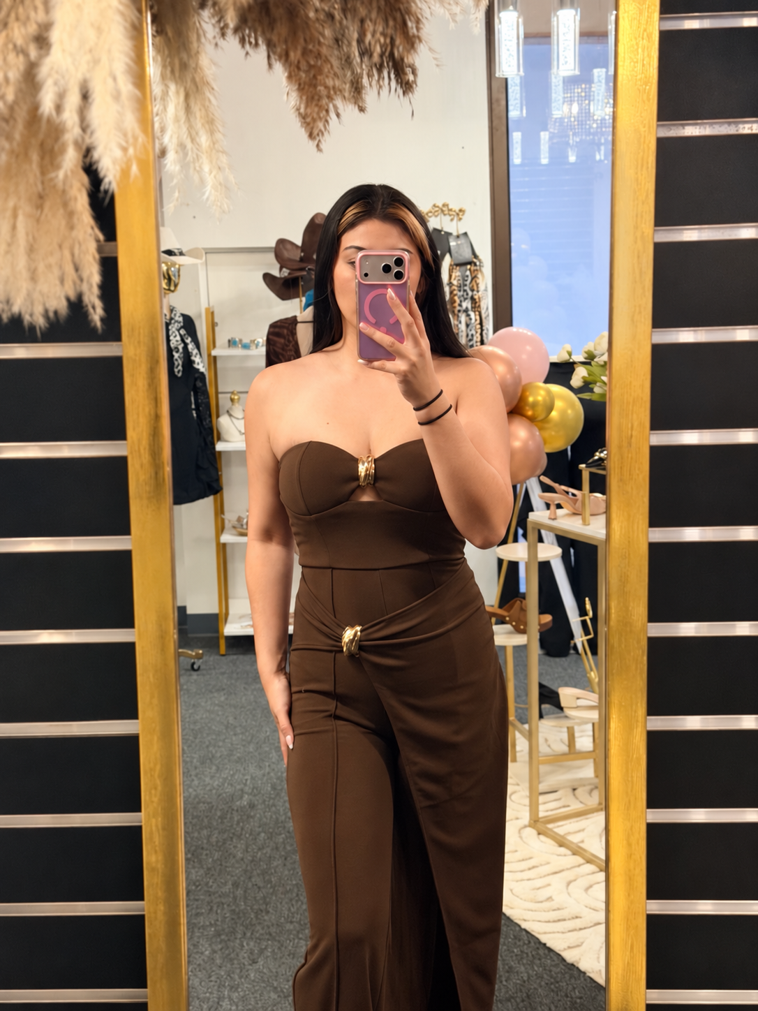 Chocolate Jumpsuit