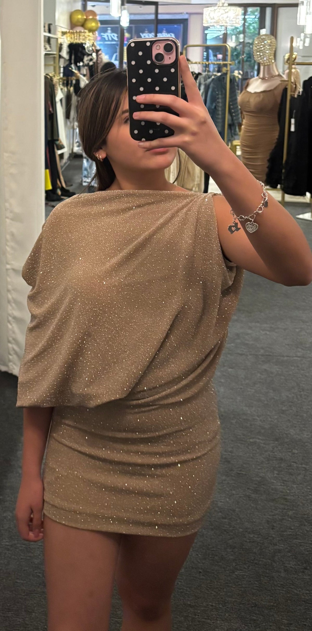 Champagne Sparkle Dress