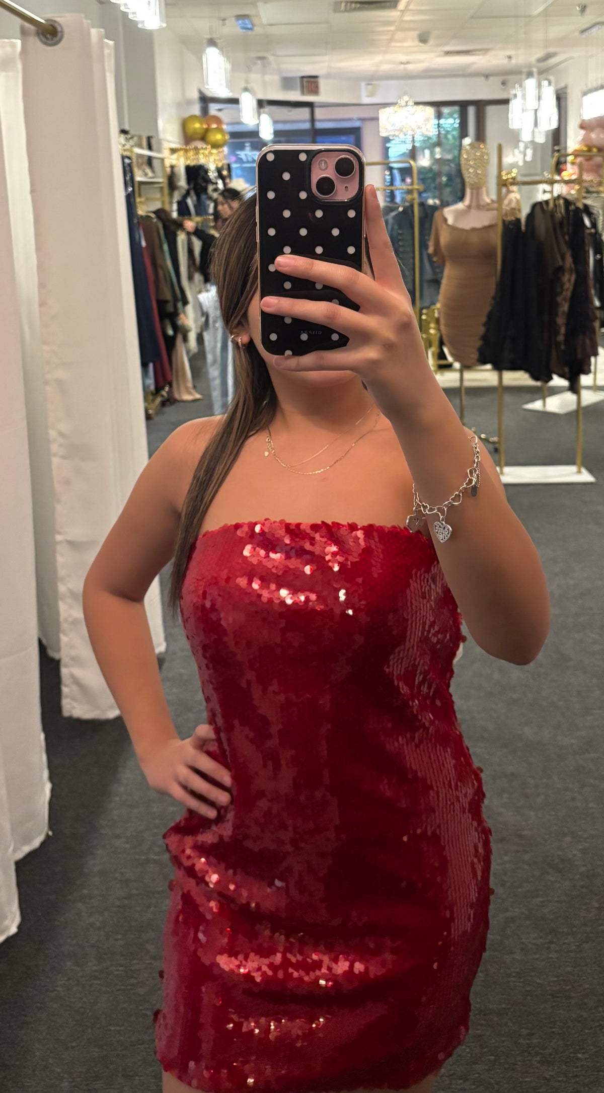 Cherry Sequin Dress