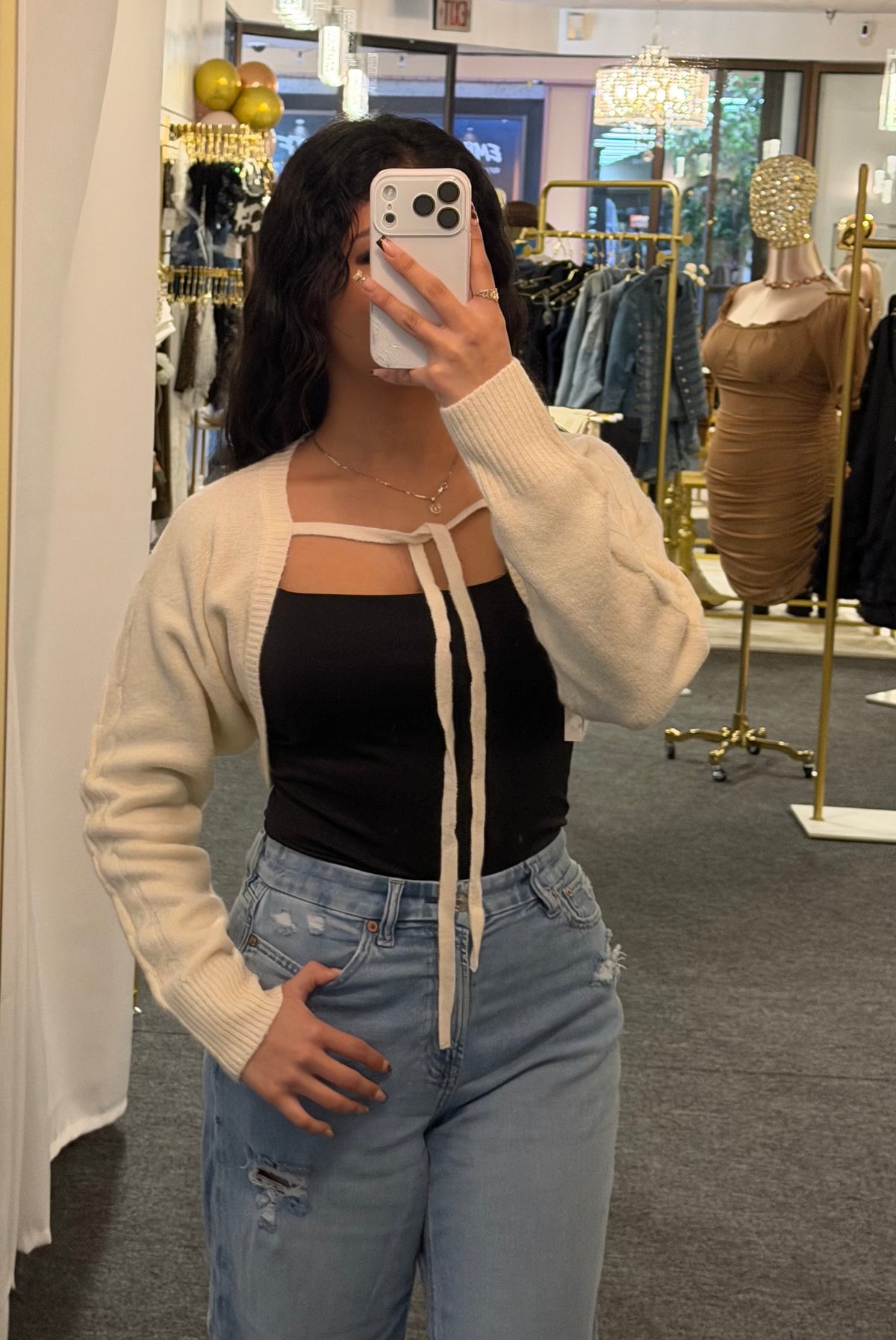 The Cream Sweetheart Cardigan