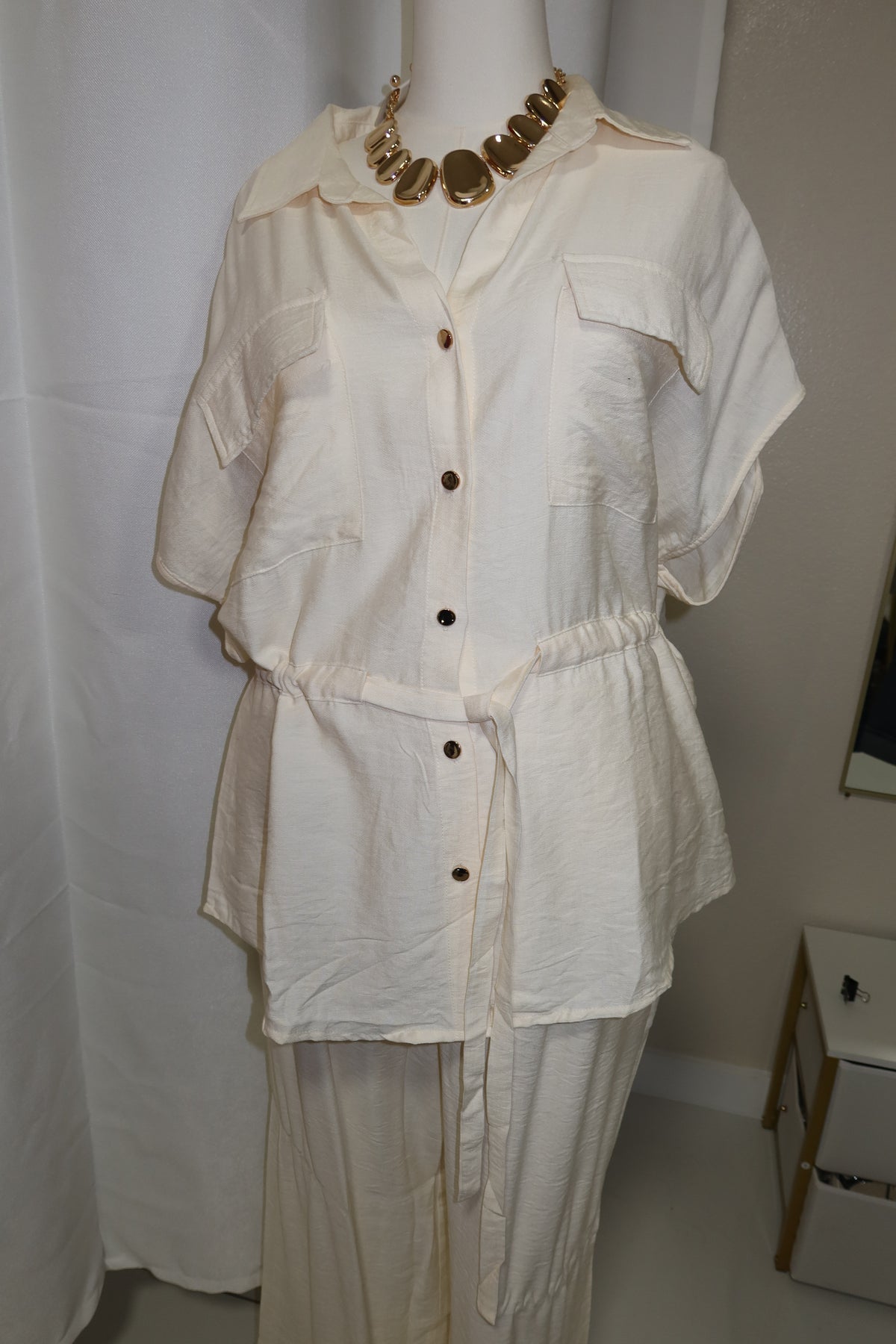 Linen two-piece - Plus Size
