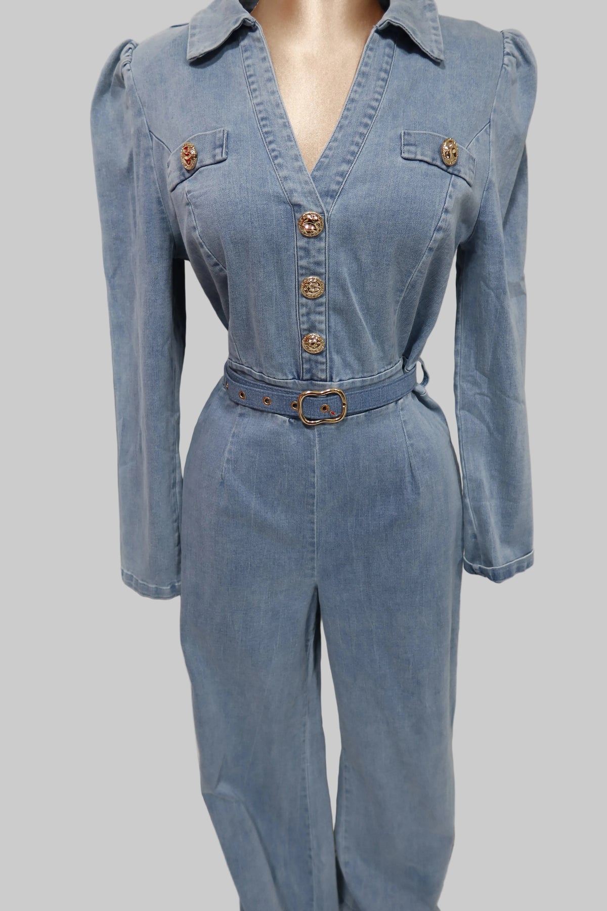 Mezclilla Jumpsuit