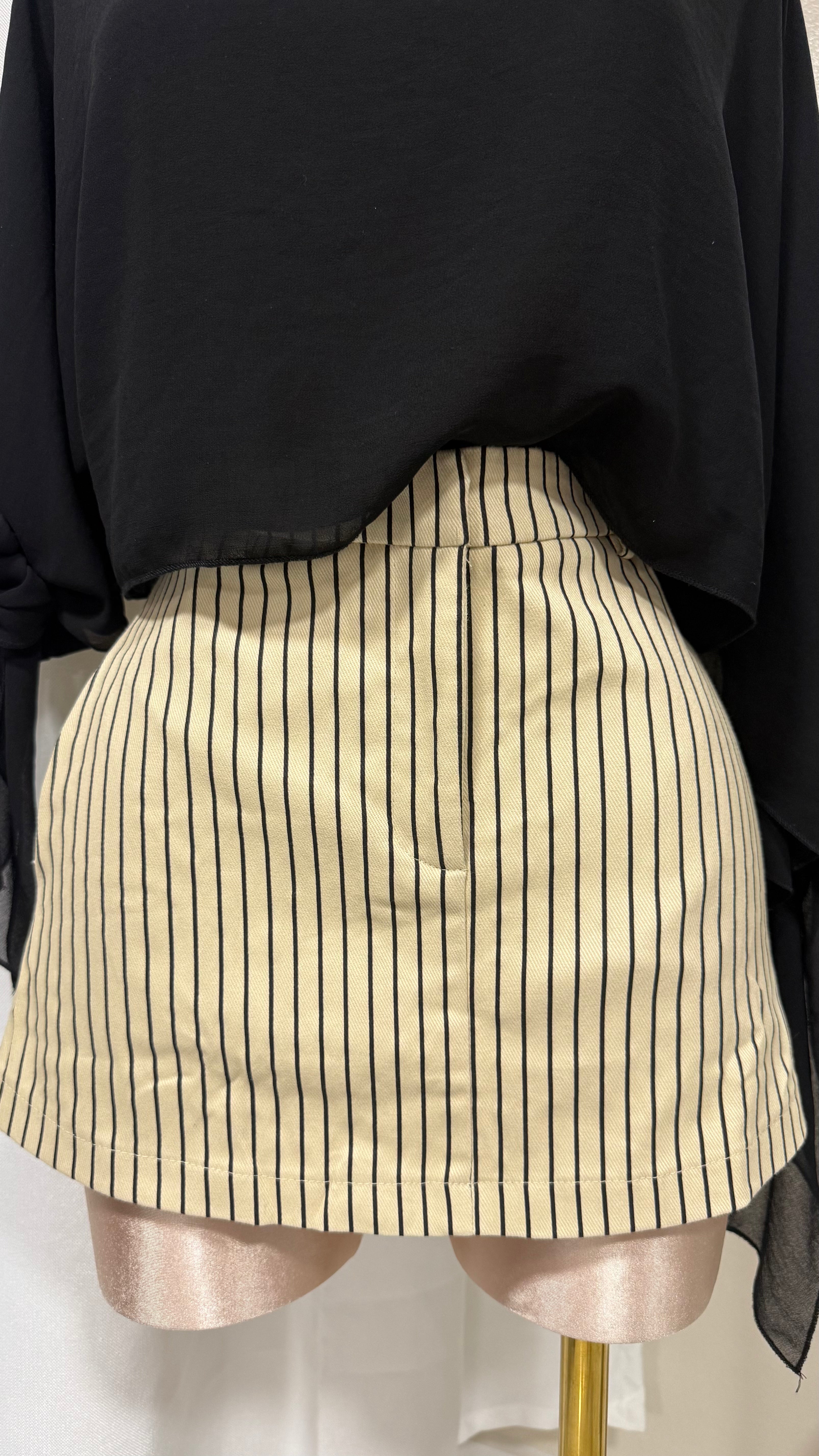 Striped Skort