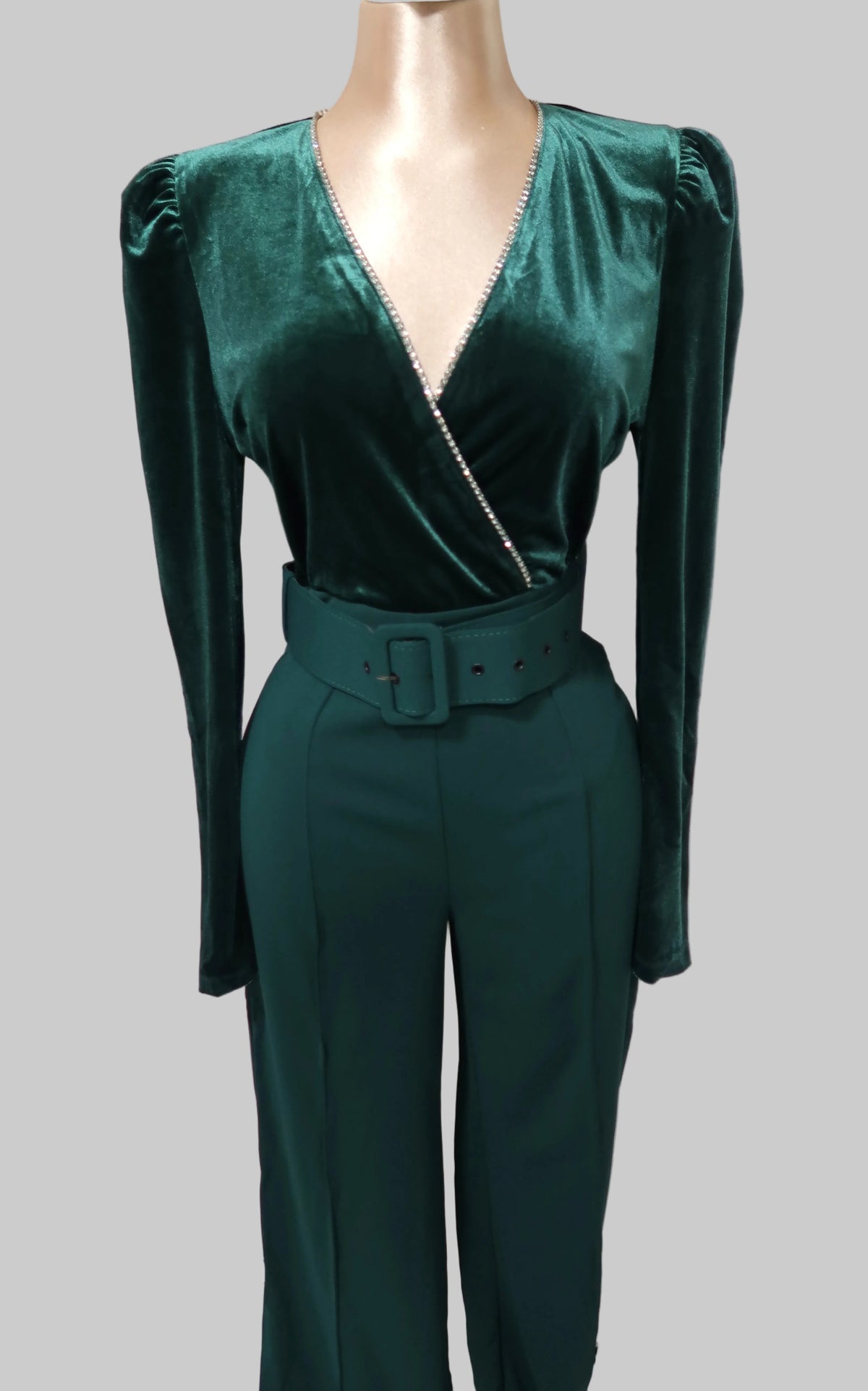 Emerald Velvet Set