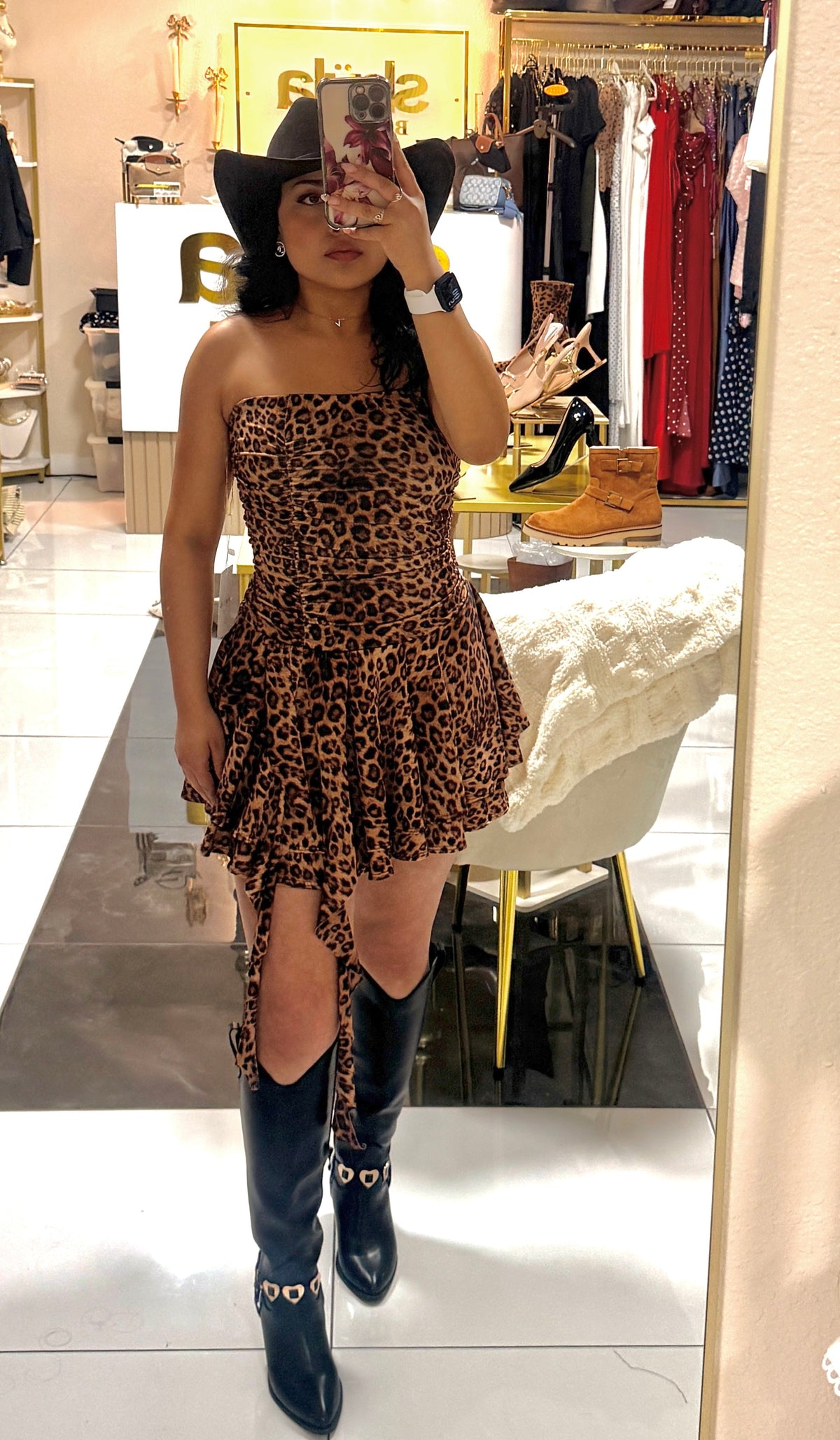 Cowgirl Cheetah Mini
