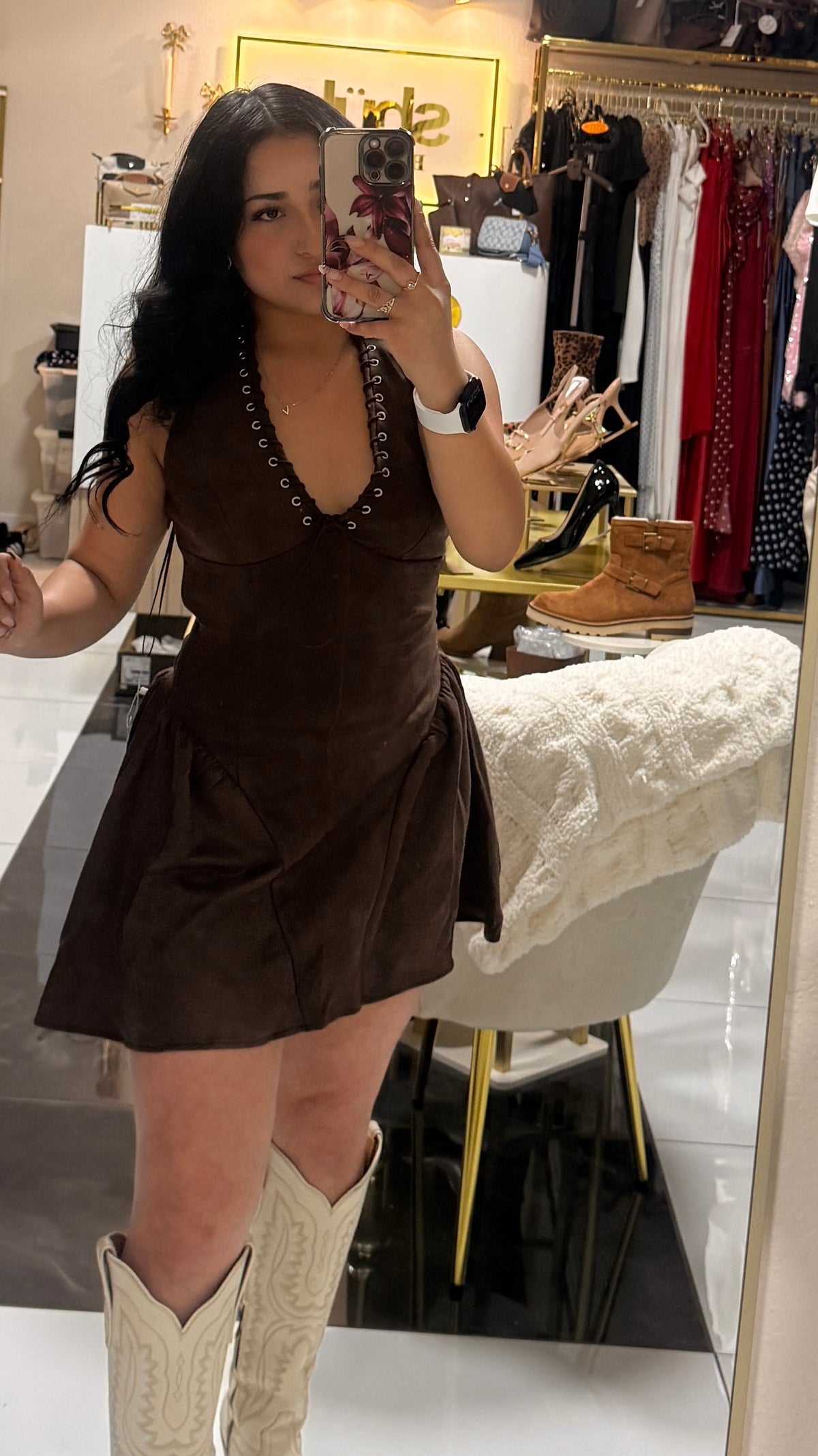 Wild Rodeo Suede Dress