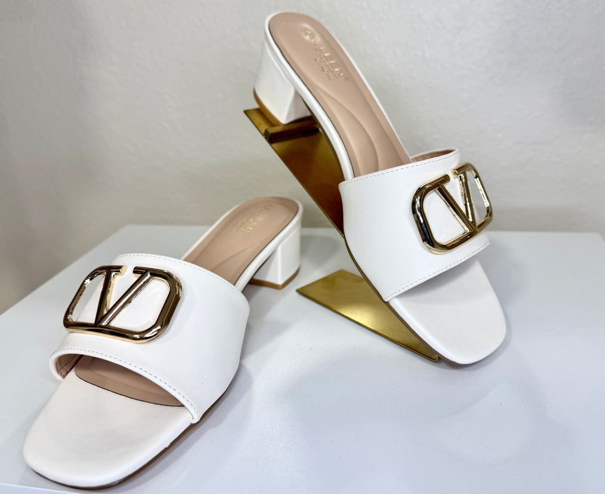 Ivory Luxe Heels