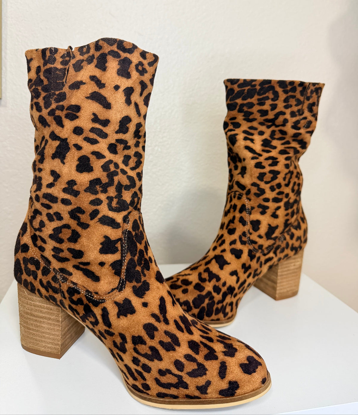 Leopard Boots